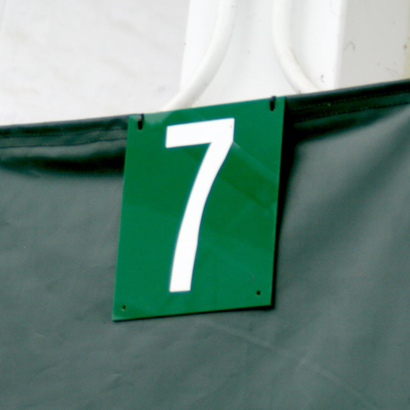 Court Numbers, White on Green | National Sports Products