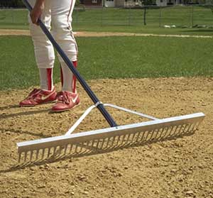baseball maintenance rake