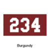 Horizontal Outfield Distance Marker Burgundy