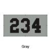 Horizontal Outfield Distance Marker Gray