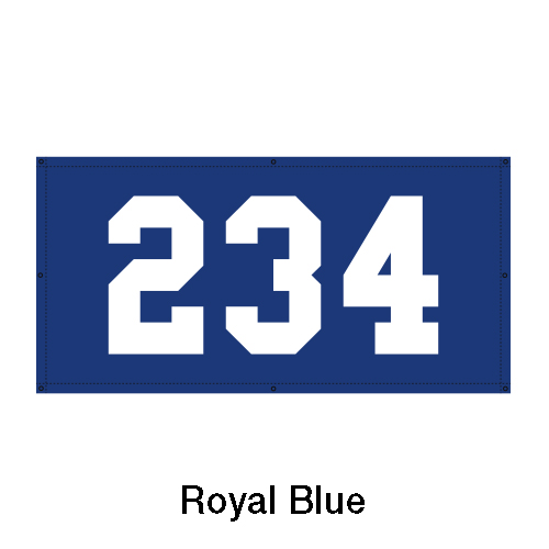 Horizontal Outfield Distance Marker Royal Blue
