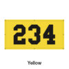 Horizontal Outfield Distance Marker Yellow