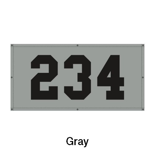 Horizontal Distance Marker Gray