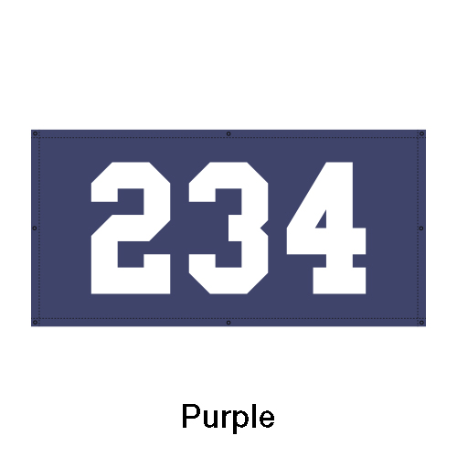 Horizontal Distance Marker Purple