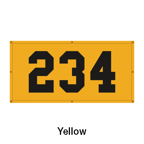 Horizontal Distance Marker Yellow