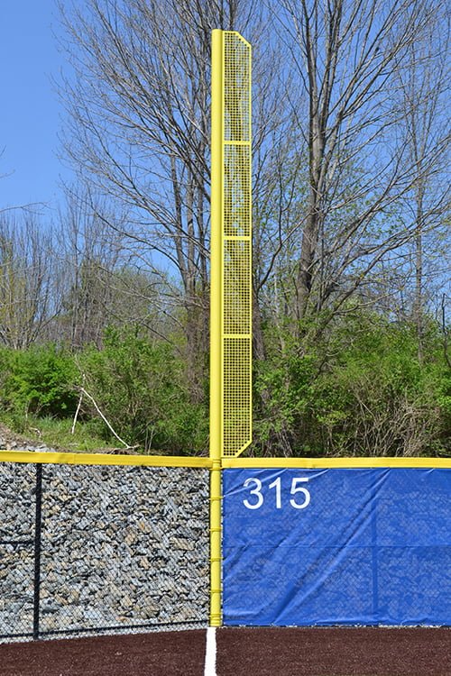 Foul Pole with fence guard