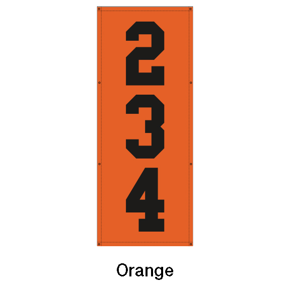 Vertical Distance Marker Orange