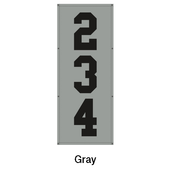 Vertical Distance Marker Gray