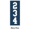 Vertical Distance Marker Navy Blue
