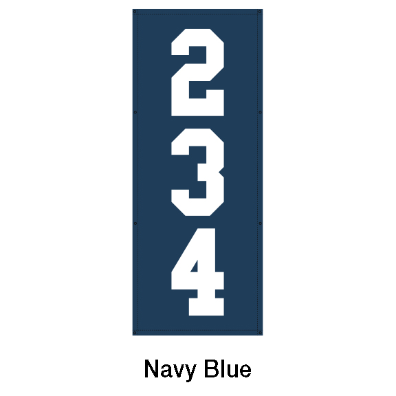 Vertical Distance Marker Navy Blue
