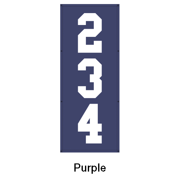 Vertical Distance Marker Purple
