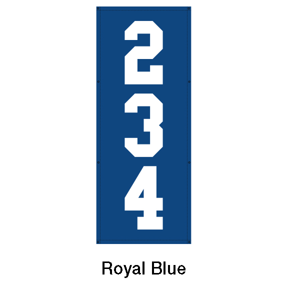 Vertical Distance Marker Royal Blue