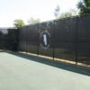 Black VCP on Tennis Court with Logo