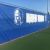 Blue VCP with Logo on School Tennis Court