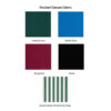 Green tennis court fence cabana color options