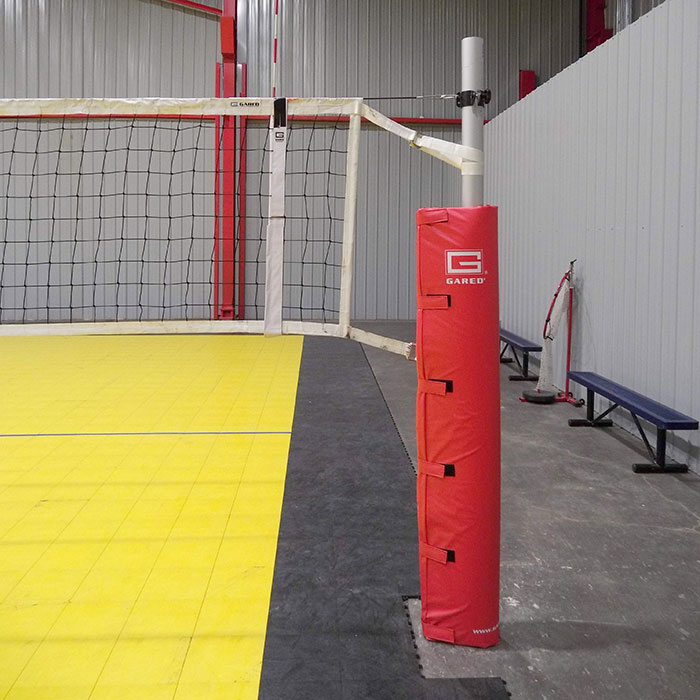 VB6000 Indoor Volleyball System, 3.5 OD Aluminum