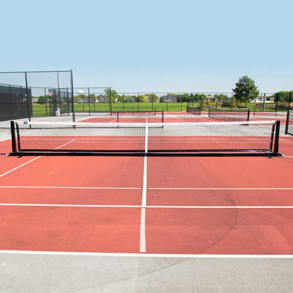 PP22-SQ Pickleball System on Tennis Court