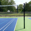 3.5" Square Adjustable Net System at Volleyball Height