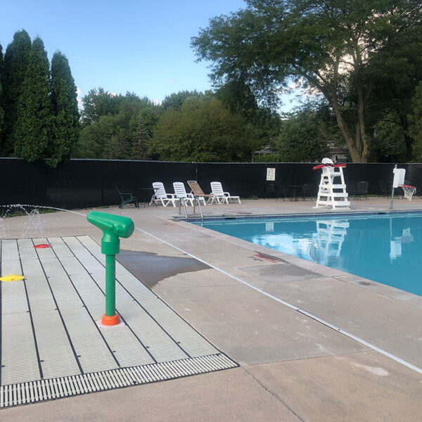 Privacy Screen around Pool