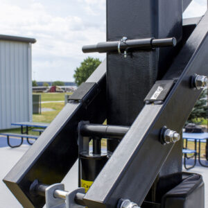 Safety Stop on reverse side of pole