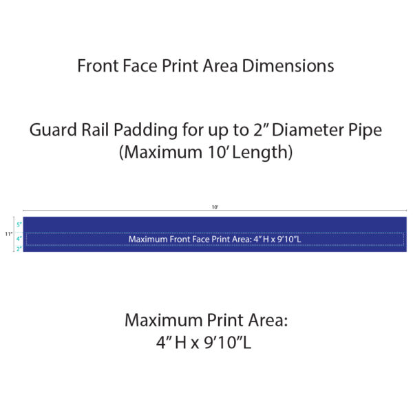 Rail Padding Print Area