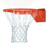 39661-1 | National Sports Products Basketball hoop with orange rim and white net mounted on a backboard bracket against a white background.