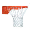 39661 | National Sports Products Basketball hoop with orange rim and white net mounted on a backboard support against a white background