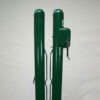63007-3 | National Sports Products Two tall green metal posts with a small green control box and lever attached to the right post.